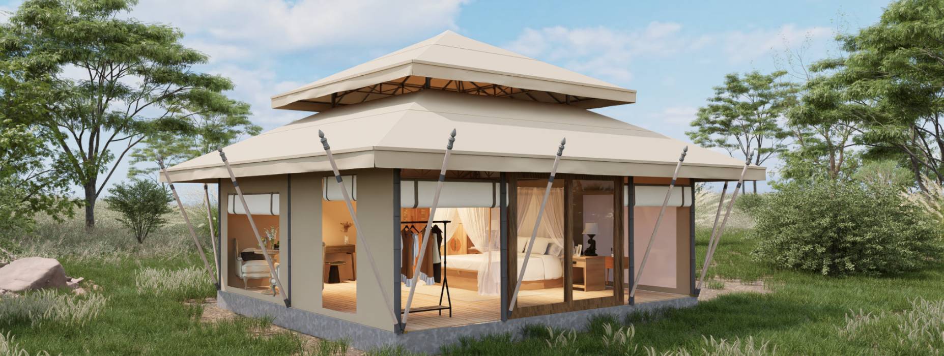 沈丘县户外野奢帐篷